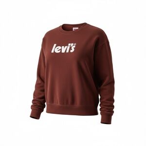 Levi's Bold Red Crew Neck Sweater